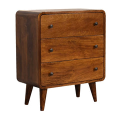 Mini Curved Chestnut Chest