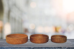 Artisan Solid Wood Fruit Bowl Set of 3 - Artisan Furniture