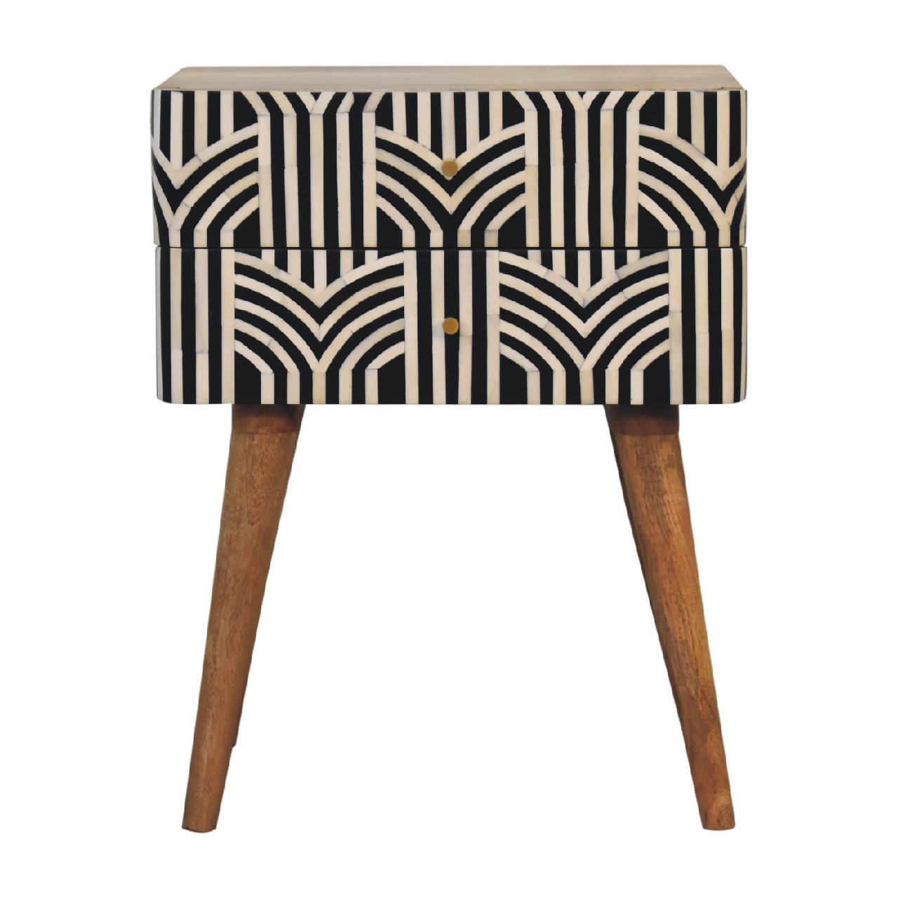 Edessa Bone Inlay Bedside