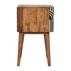 Edessa Bone Inlay Bedside