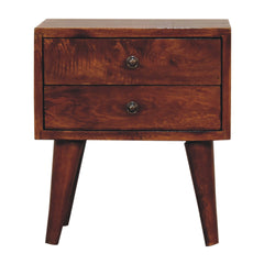 Mini Chestnut Modern Bedside