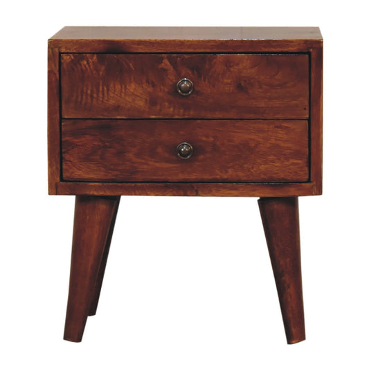 Mini Chestnut Modern Bedside