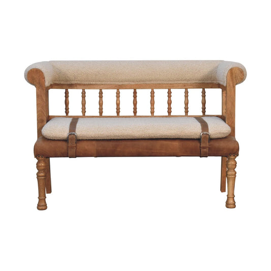 Artisan Strapped Hallway Bench - Artisan Furniture