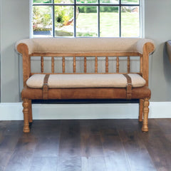 Artisan Strapped Hallway Bench - Artisan Furniture