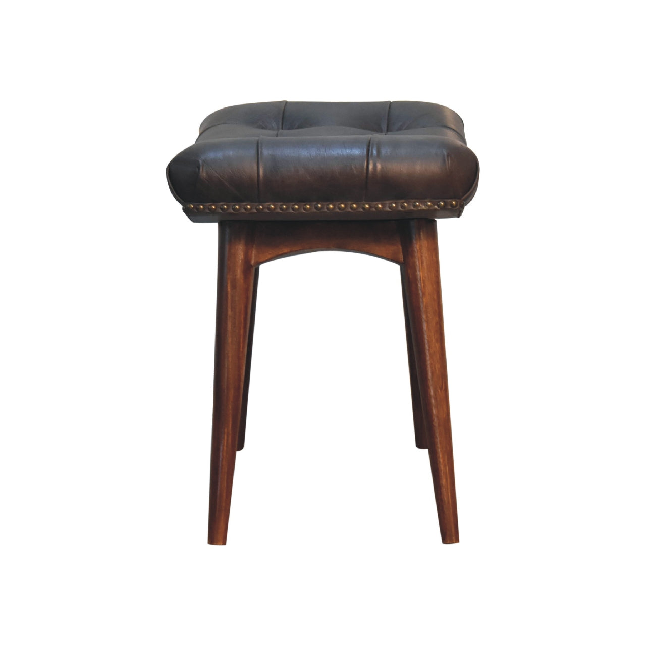 Harbour Black Footstool