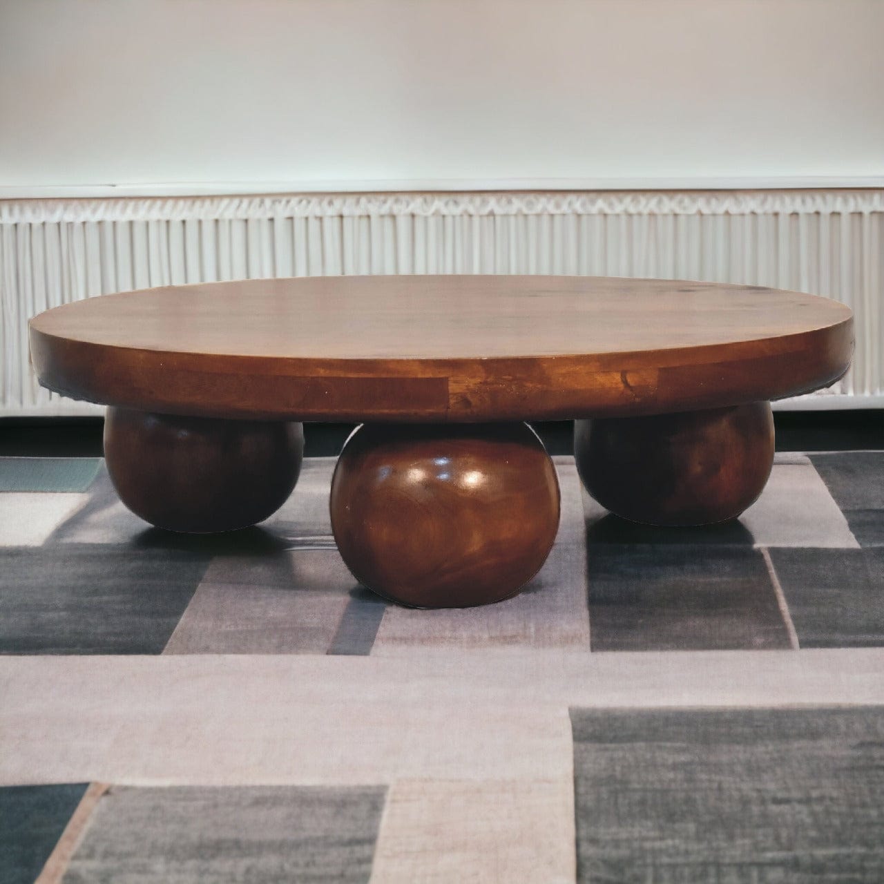 Chestnut Central Ball Table - Artisan Furniture