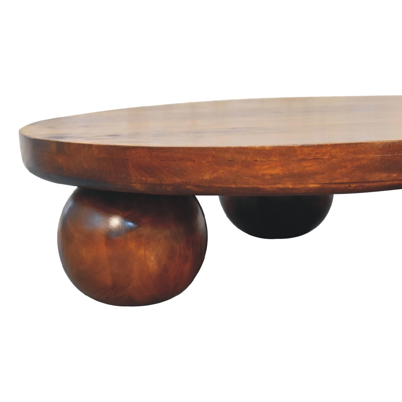 Chestnut Central Ball Table - Artisan Furniture