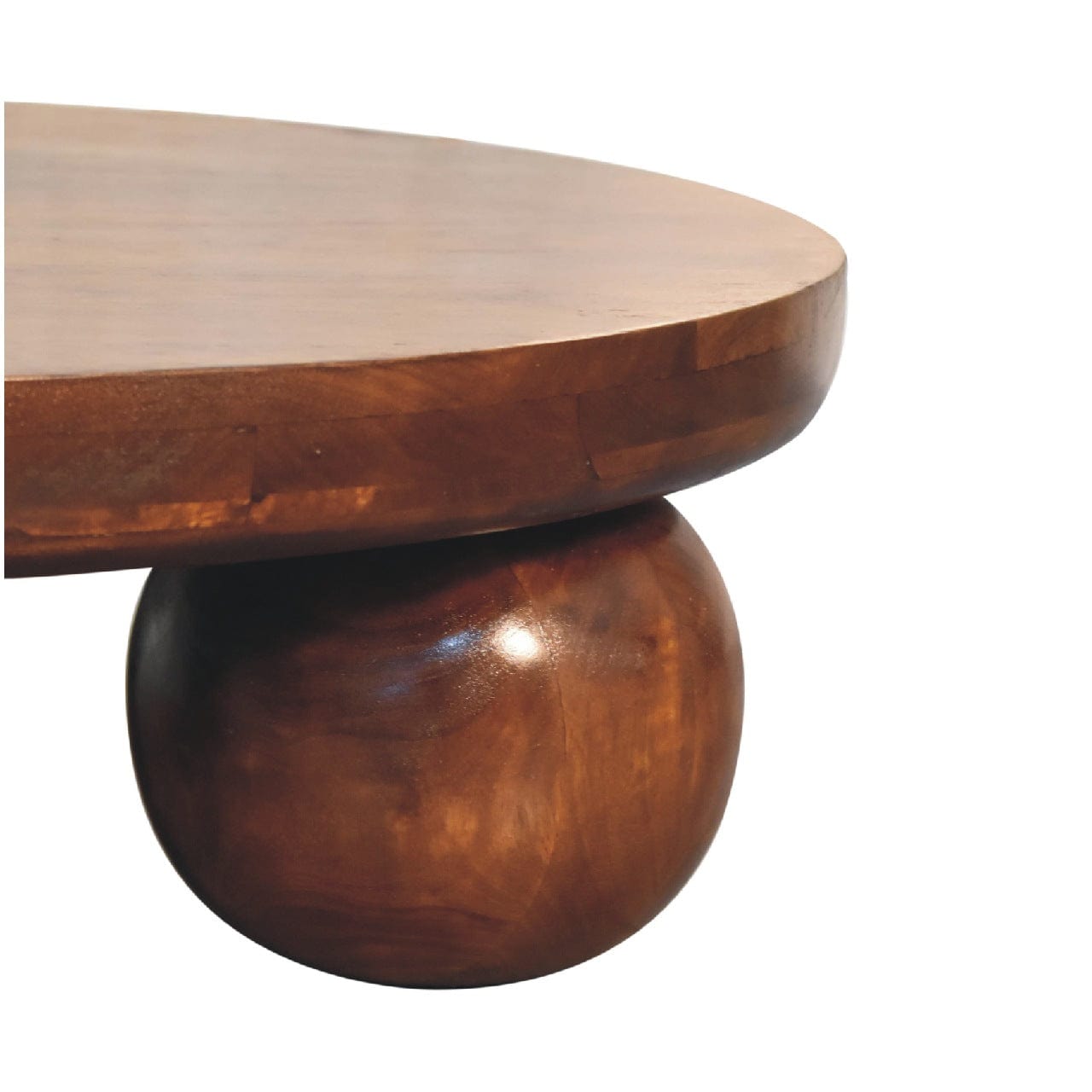 Chestnut Central Ball Table - Artisan Furniture