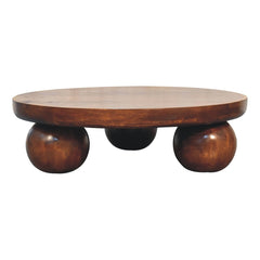 Chestnut Central Ball Table - Artisan Furniture