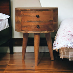 Odyssey Oak-ish Tripod Bedside