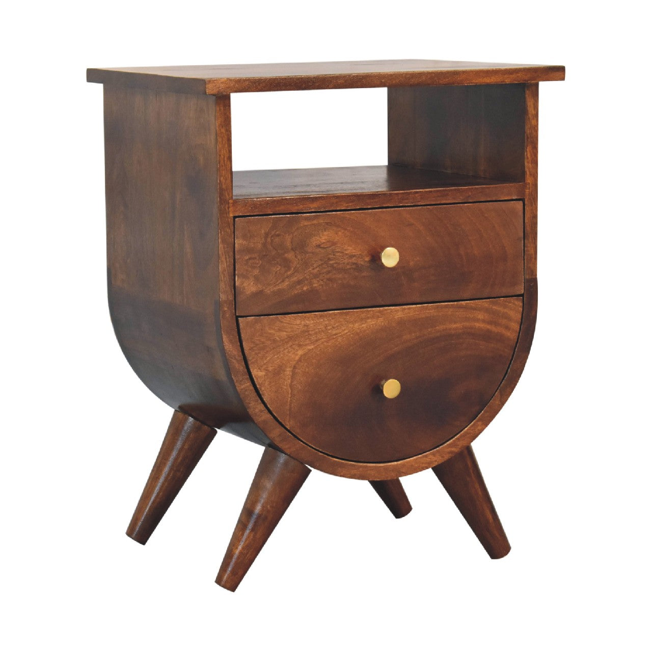 Split Chestnut Bedside