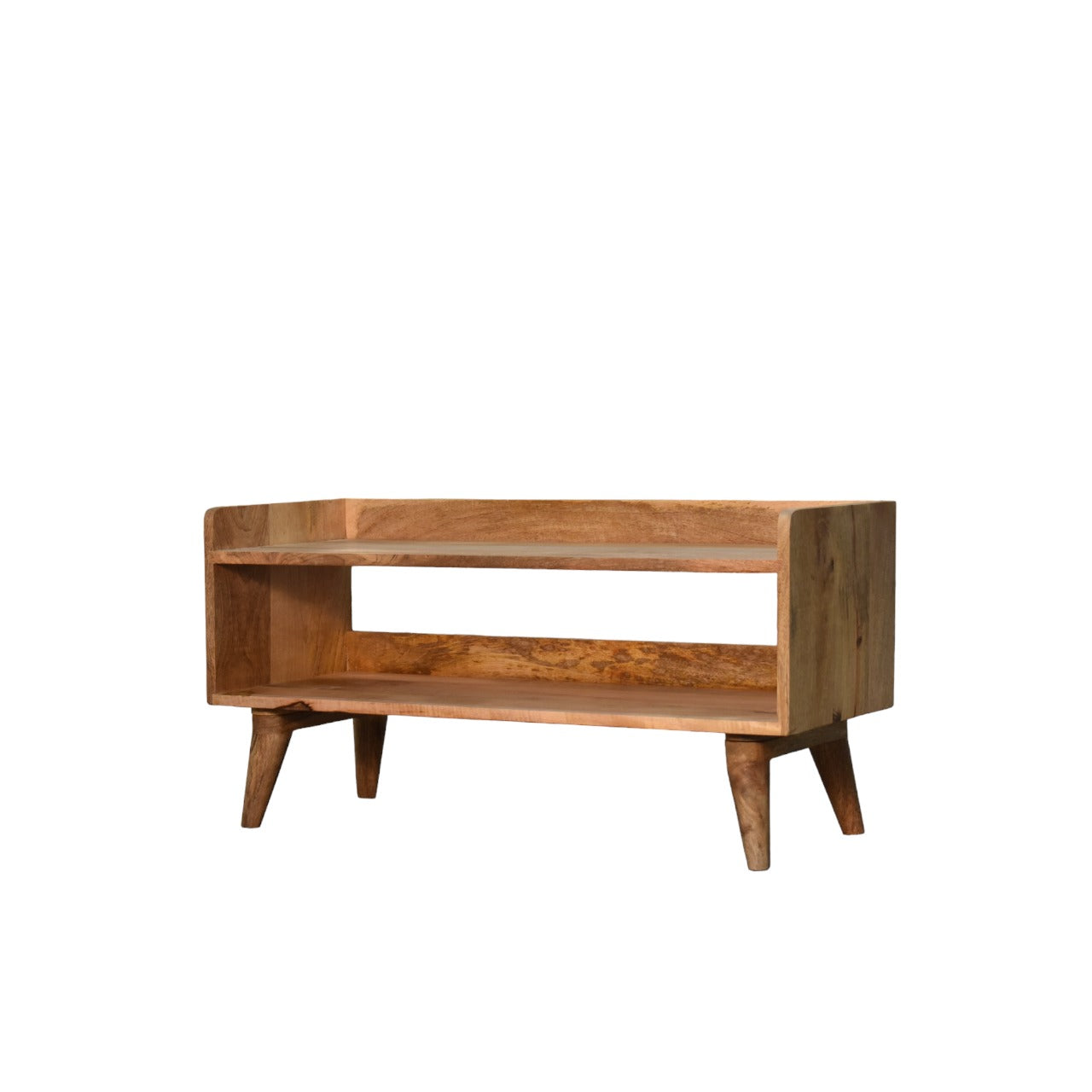 Oak-ish Nordic Storage Bench