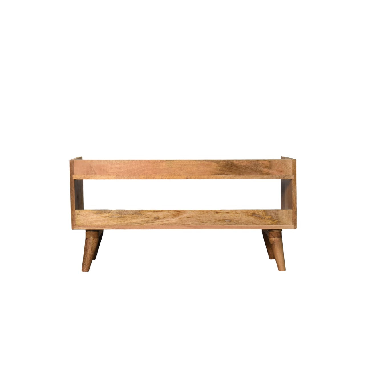 Oak-ish Nordic Storage Bench