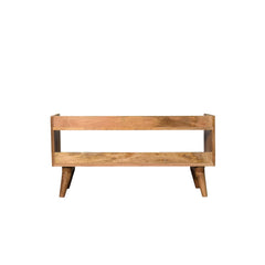 Oak-ish Nordic Storage Bench