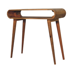 Amaya Chestnut Nordic Style Console Table - Artisan Furniture