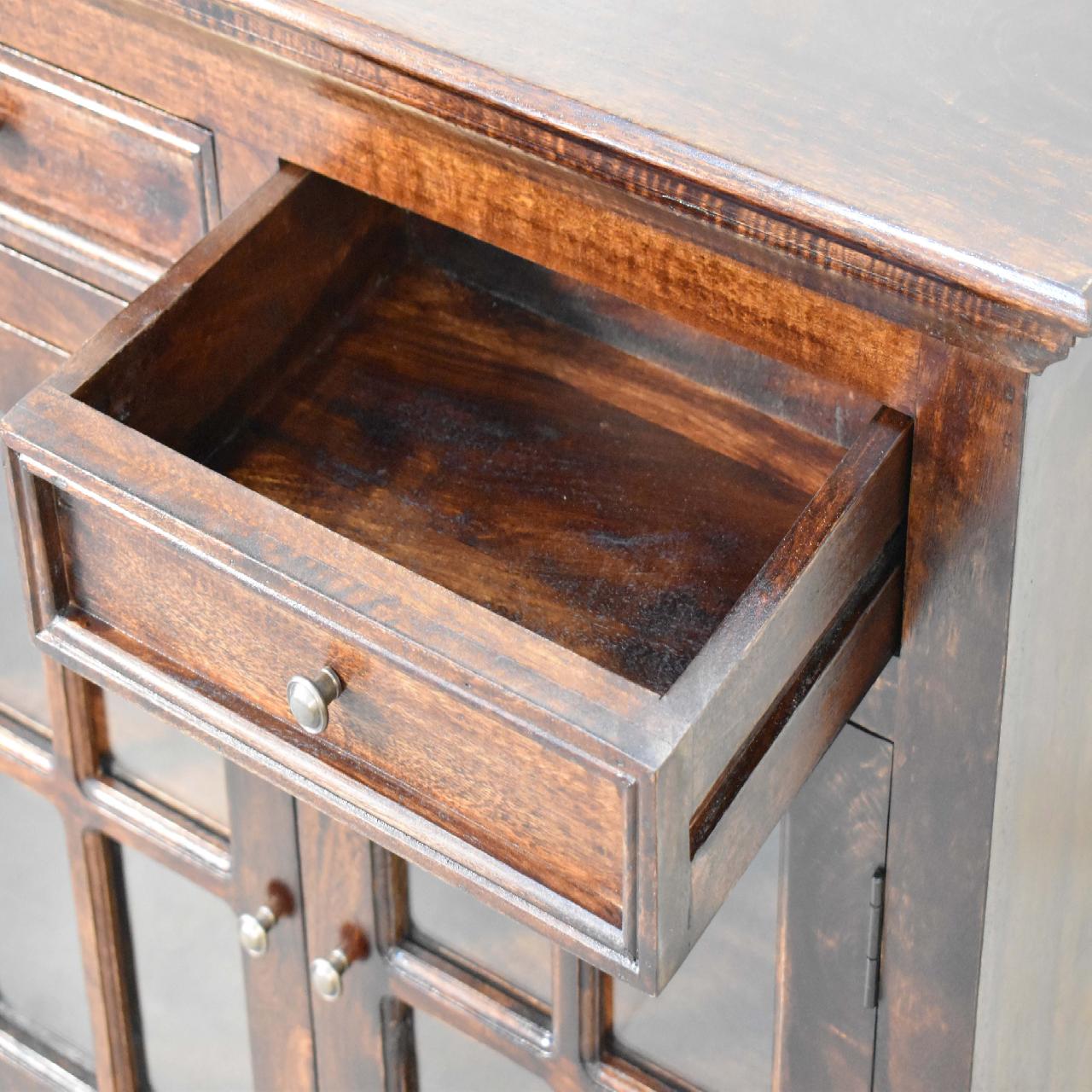 Light Walnut Glazed Sideboard