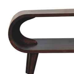 Amaya Light Walnut Coffee Table - Artisan Furniture