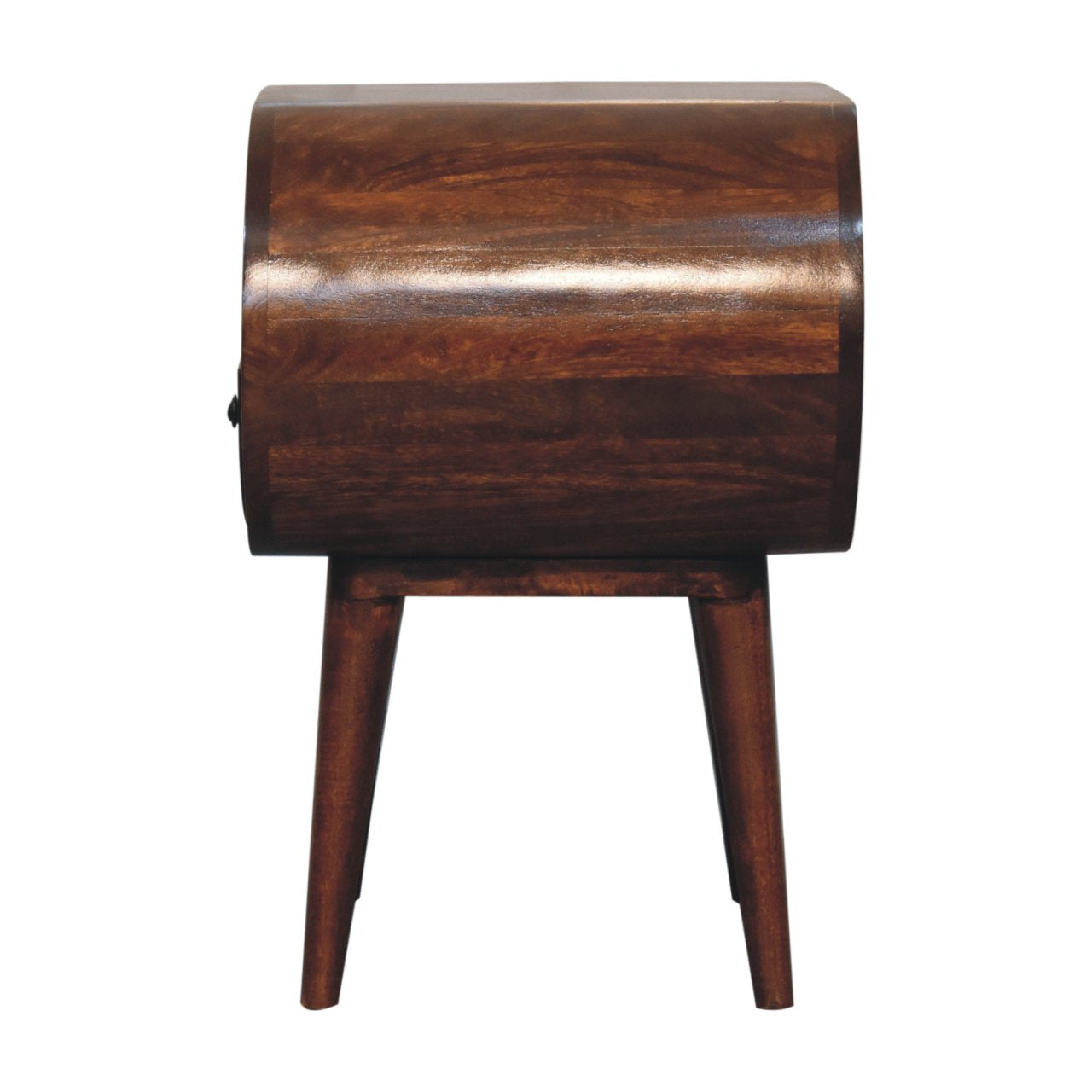 Artisan Large Chestnut Circular Open Bedside