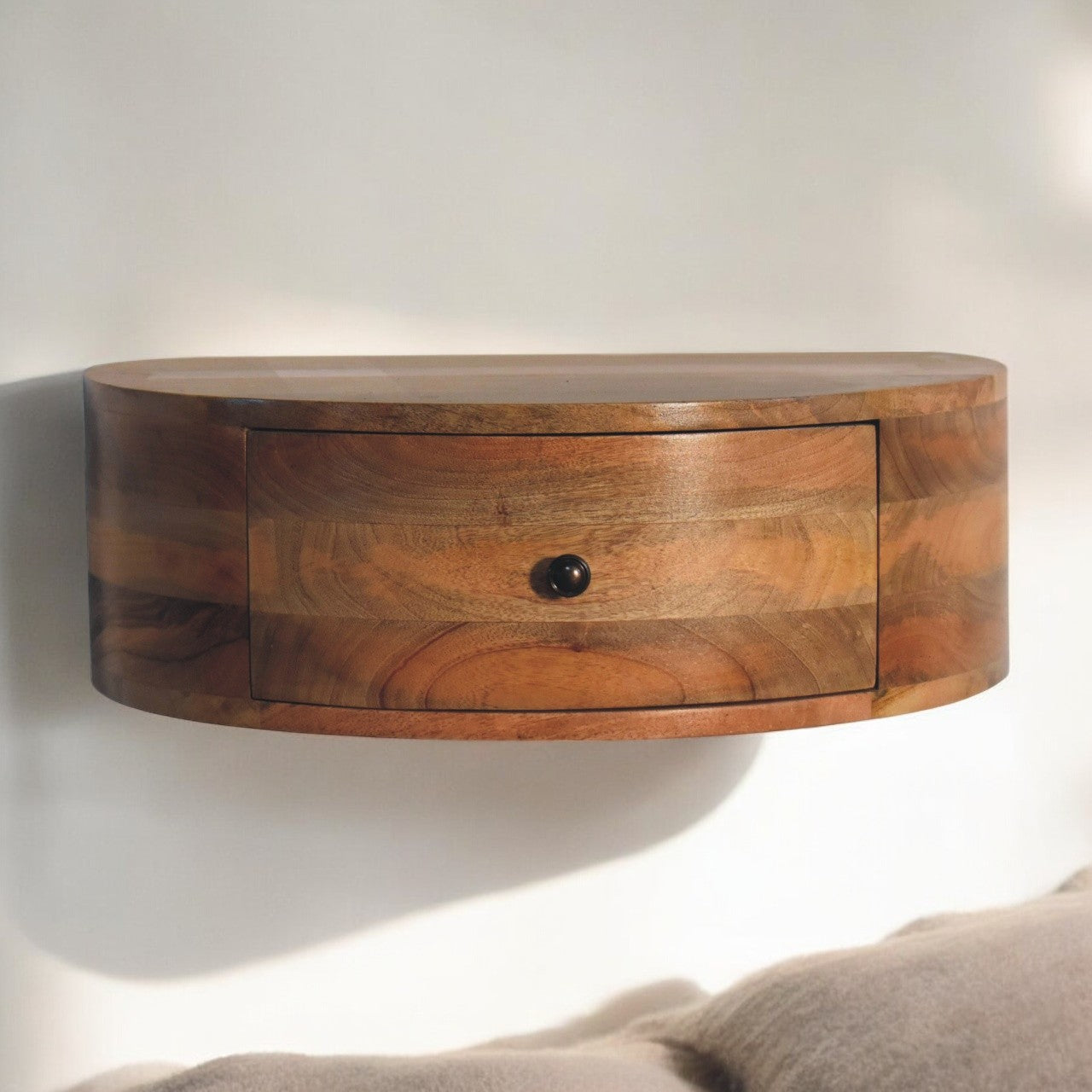 Artisan Large Wall Mounted Rounded Bedside