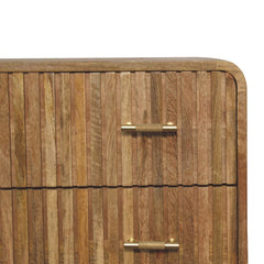 Artisan T-bar Ridged Chest - Artisan Furniture