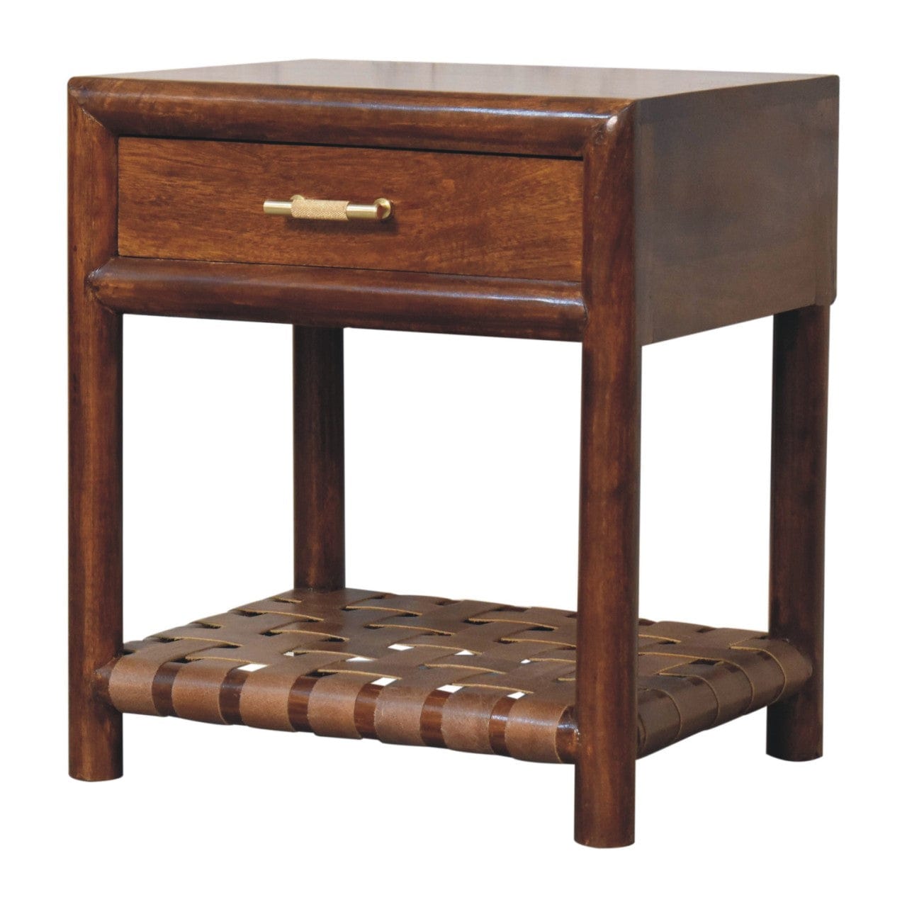 Artisan Furniture Chestnut T-Bar Bedside