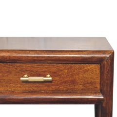 Artisan Furniture Chestnut T-Bar Bedside