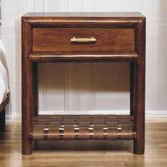 Artisan Furniture Chestnut T-Bar Bedside