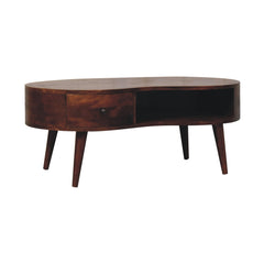 Artisan Large Chestnut Wave Coffee Table