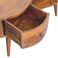 Artisan Large Chestnut Wave Coffee Table