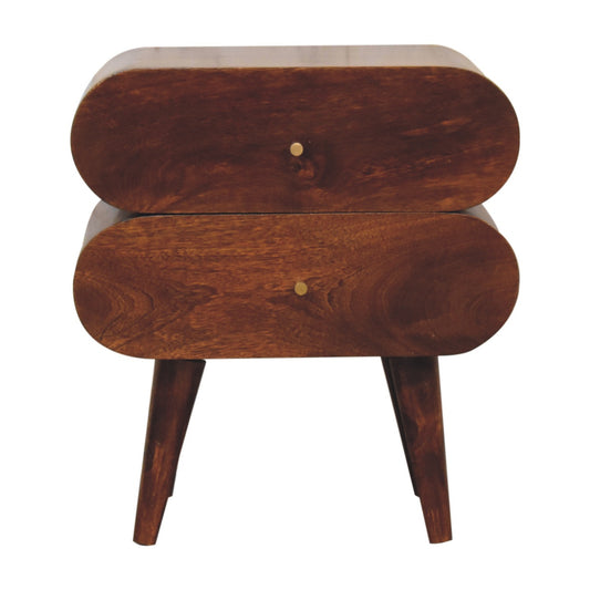 Artisan Bubble Chestnut Bedside