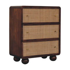 Artisan Chestnut Woven Chest