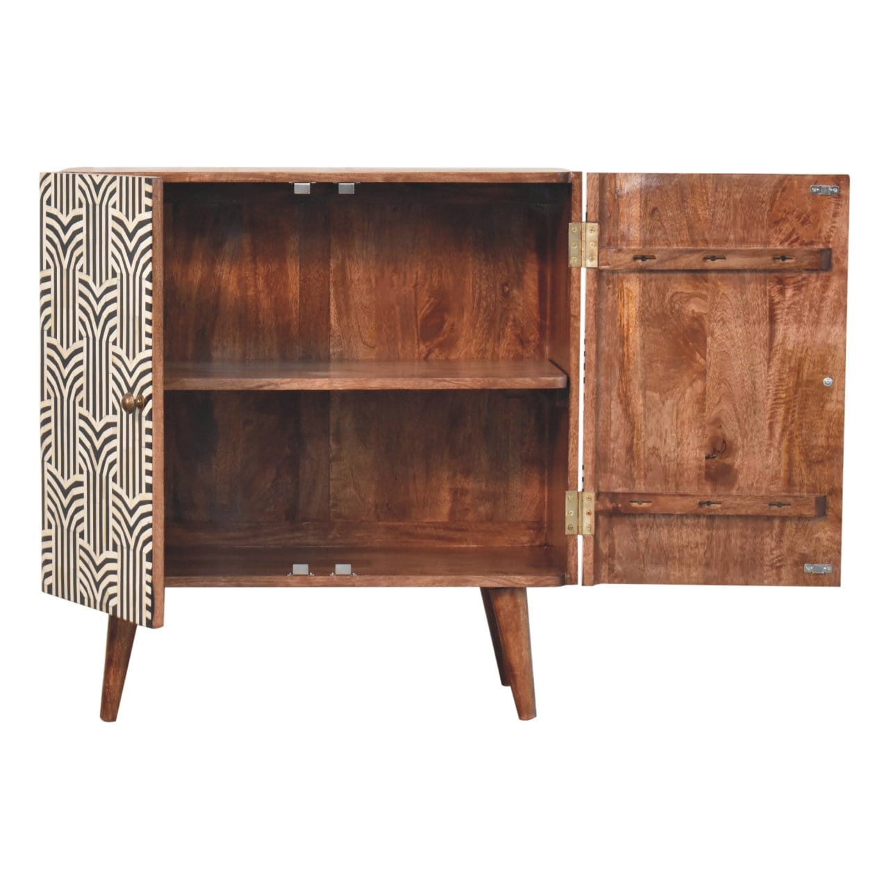 Artisan Furniture Honey Caramel Edessa Bone Inlay Cabinet