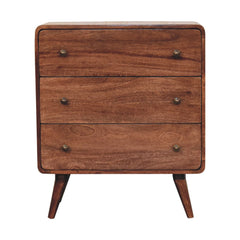 Artisan Furniture Curved Honey Caramel Chest