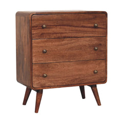 Artisan Furniture Curved Honey Caramel Chest