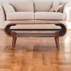 Artisan Furniture Amaya Nordic Style Honey Caramel Coffee Table