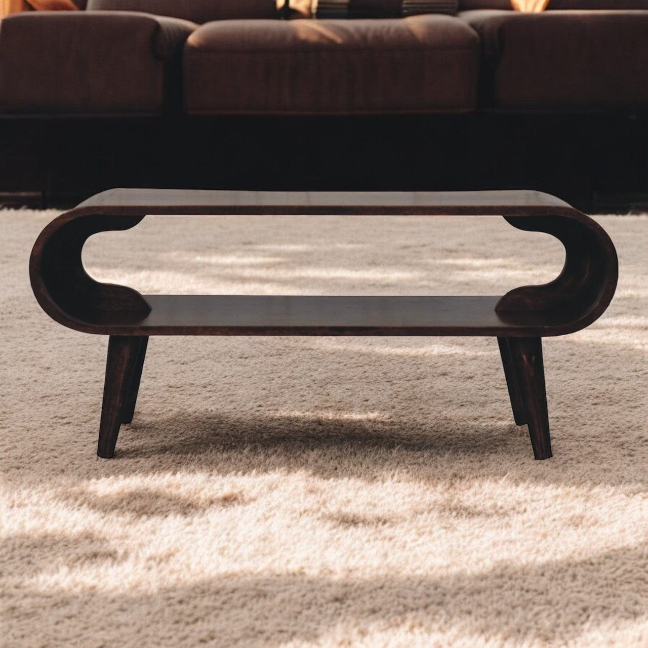 Artisan Furniture California Walnut Amaya Coffee Table