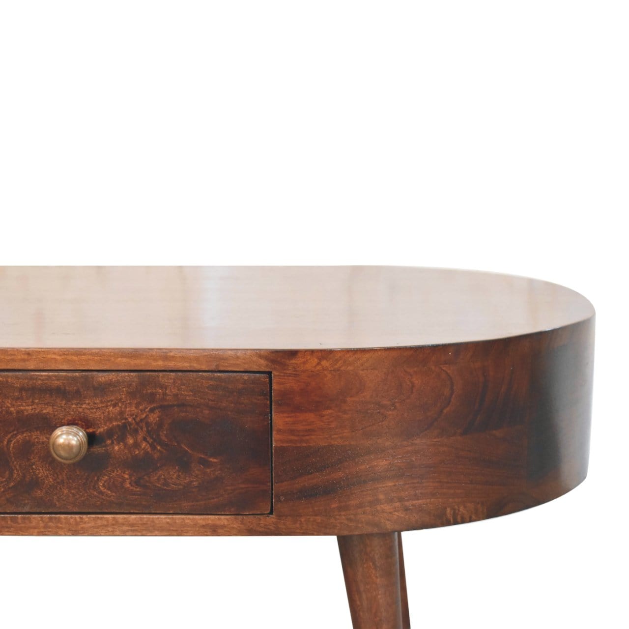 Artisan Furniture California Walnut Rounded Coffee Table