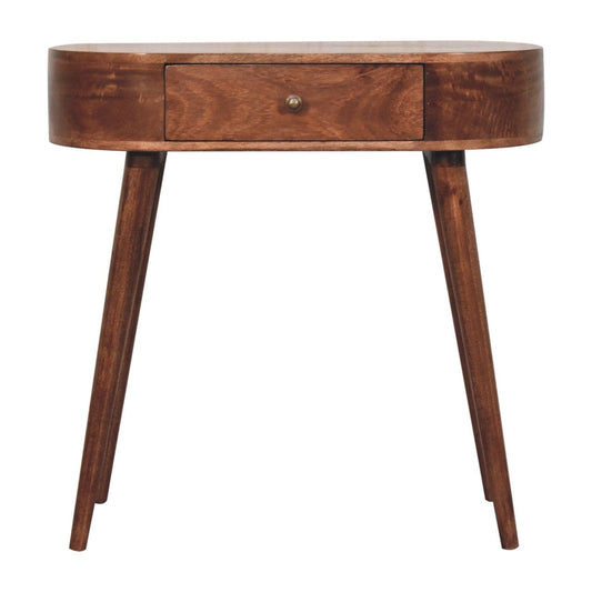 Artisan Furniture California Walnut Rounded Small Console Table