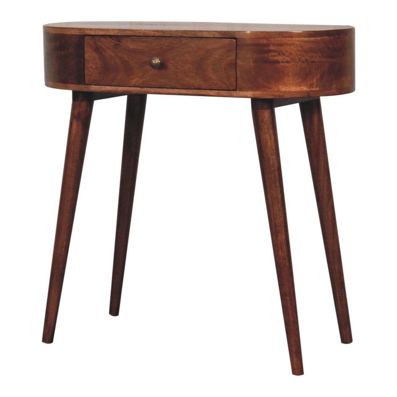 Artisan Furniture California Walnut Rounded Small Console Table