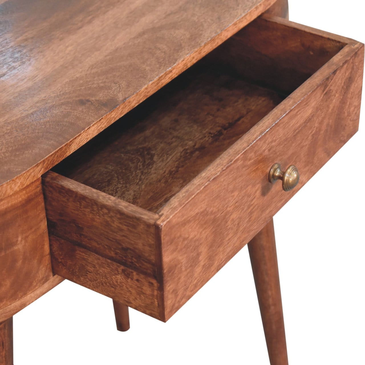 Artisan Furniture California Walnut Rounded Small Console Table