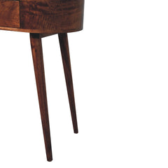 Artisan Furniture California Walnut Rounded Small Console Table