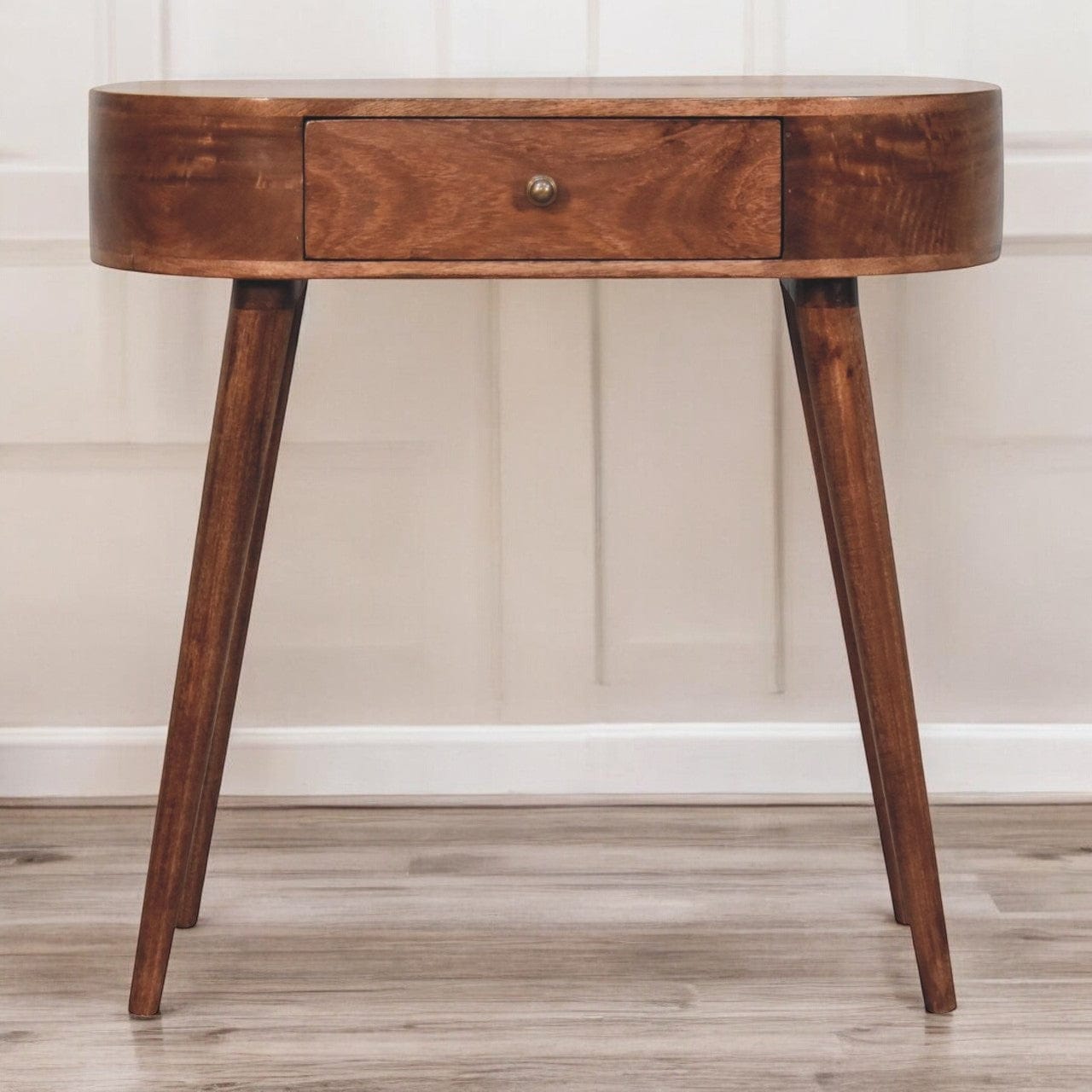 Artisan Furniture California Walnut Rounded Small Console Table