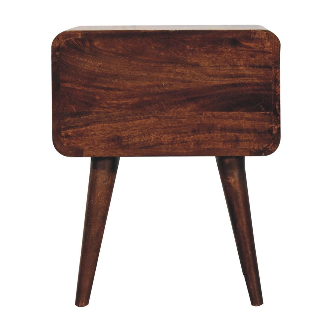 Artisan Furniture Curved California Walnut Bedside