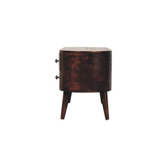 Artisan Furniture California Walnut Rounded Entertainment Unit