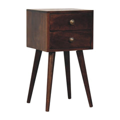 Artisan Furniture Mini 2 DrawerCalifornia Walnut Bedside