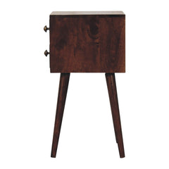 Artisan Furniture Mini 2 DrawerCalifornia Walnut Bedside