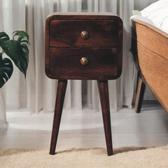 Artisan Furniture Mini 2 DrawerCalifornia Walnut Bedside