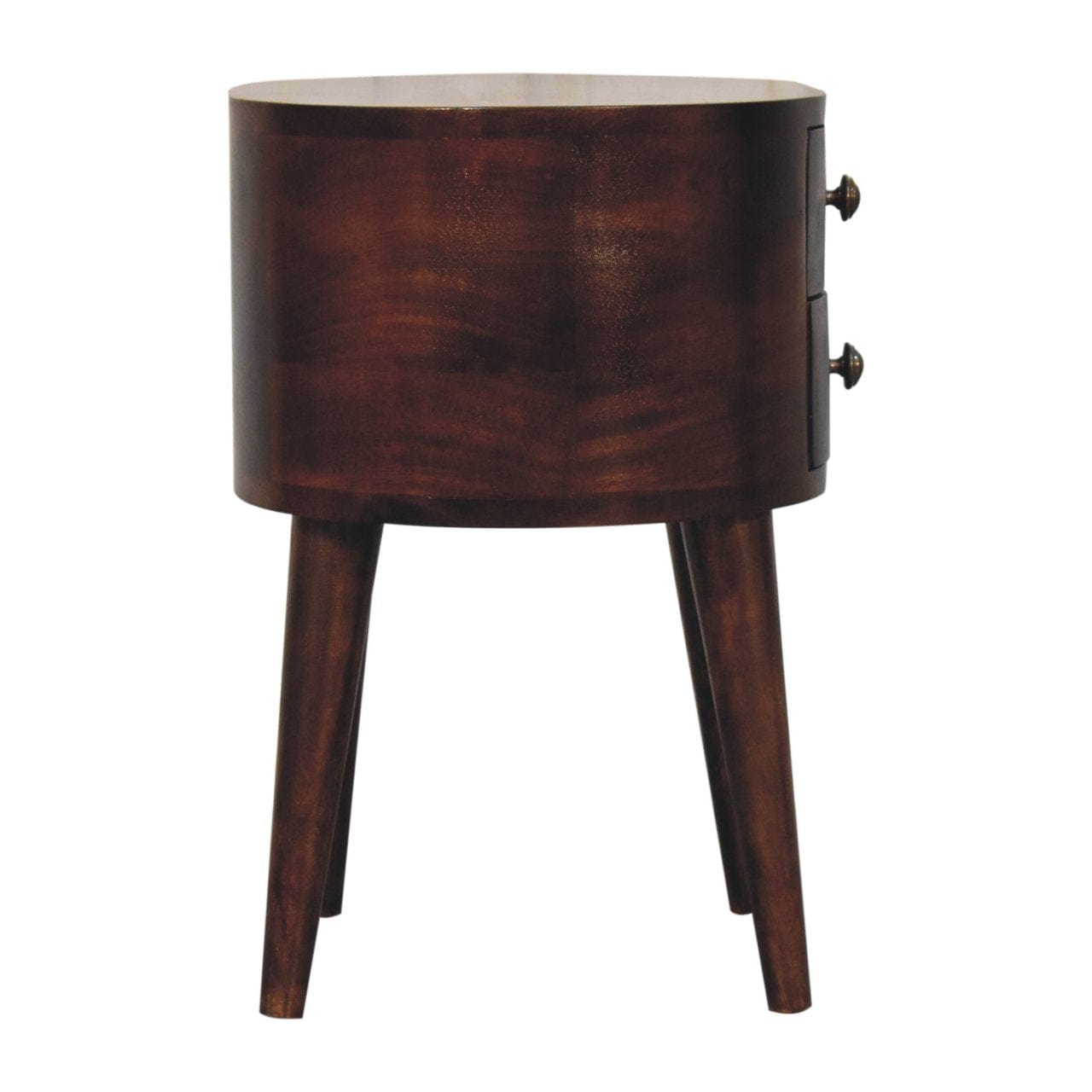 Artisan Furniture California Walnut Rounded Bedside Table