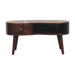 Artisan Furniture California Walnut Wave Coffee Table