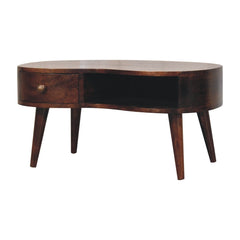 Artisan Furniture California Walnut Wave Coffee Table